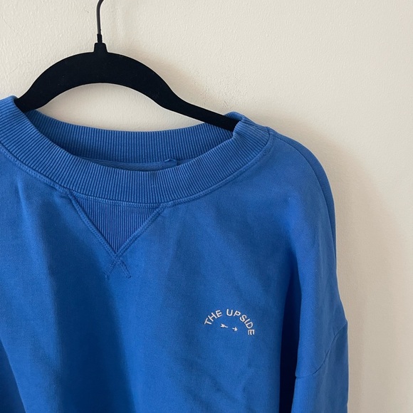 The Upside Blue Dominique Crew Neck - Picture 6 of 6